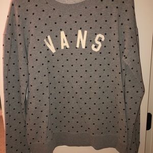 vans polka dot crewneck!